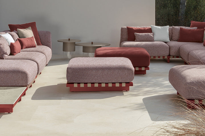 Argo Alu Pouf Outdoor Poufs + Stools Talenti