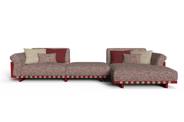 Argo Alu Sectional Sofa with Chaise Outdoor Sectionals Talenti