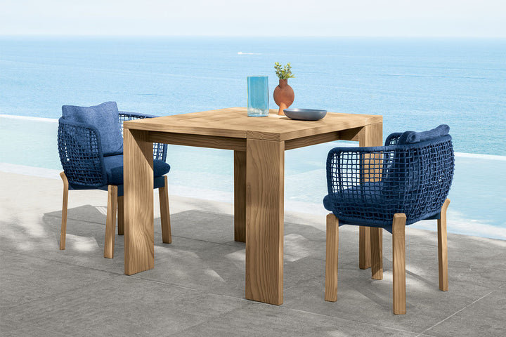 Argo Wood Bistro Table Outdoor Dining Tables Talenti