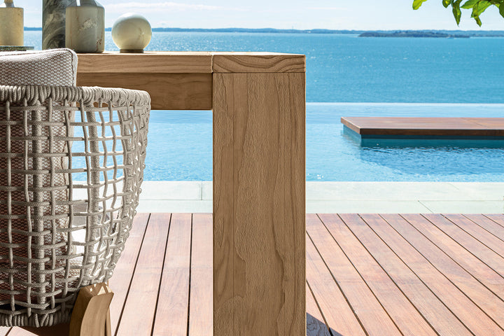 Argo Wood Bistro Table Outdoor Dining Tables Talenti