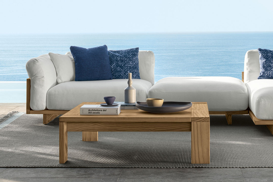 Argo Wood Coffee Table Outdoor Coffee Tables Talenti