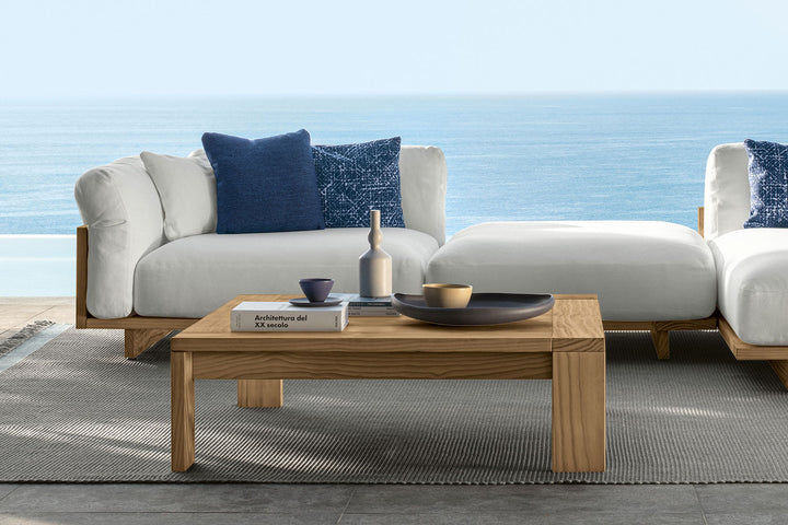 Argo Wood Coffee Table Outdoor Coffee Tables Talenti