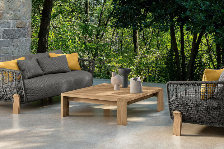 Argo Wood Coffee Table Outdoor Coffee Tables Talenti