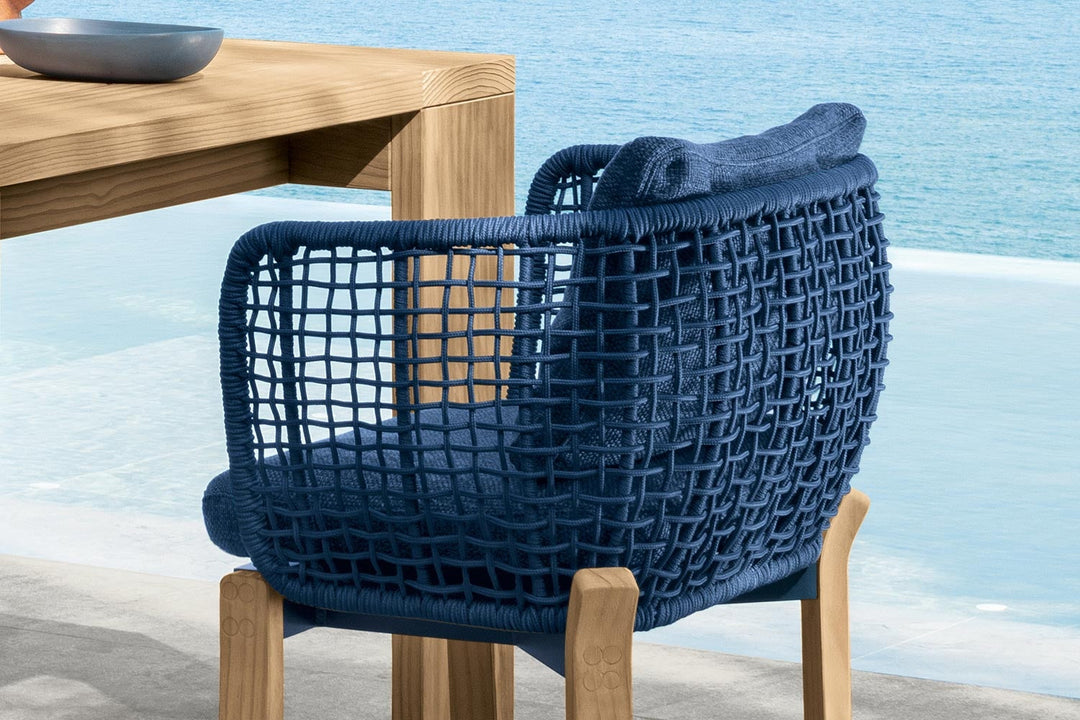 Argo Wood Dining Armchair Outdoor Dining Chairs Talenti