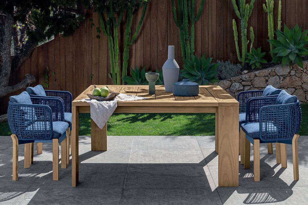 Argo Wood Dining Armchair Outdoor Dining Chairs Talenti