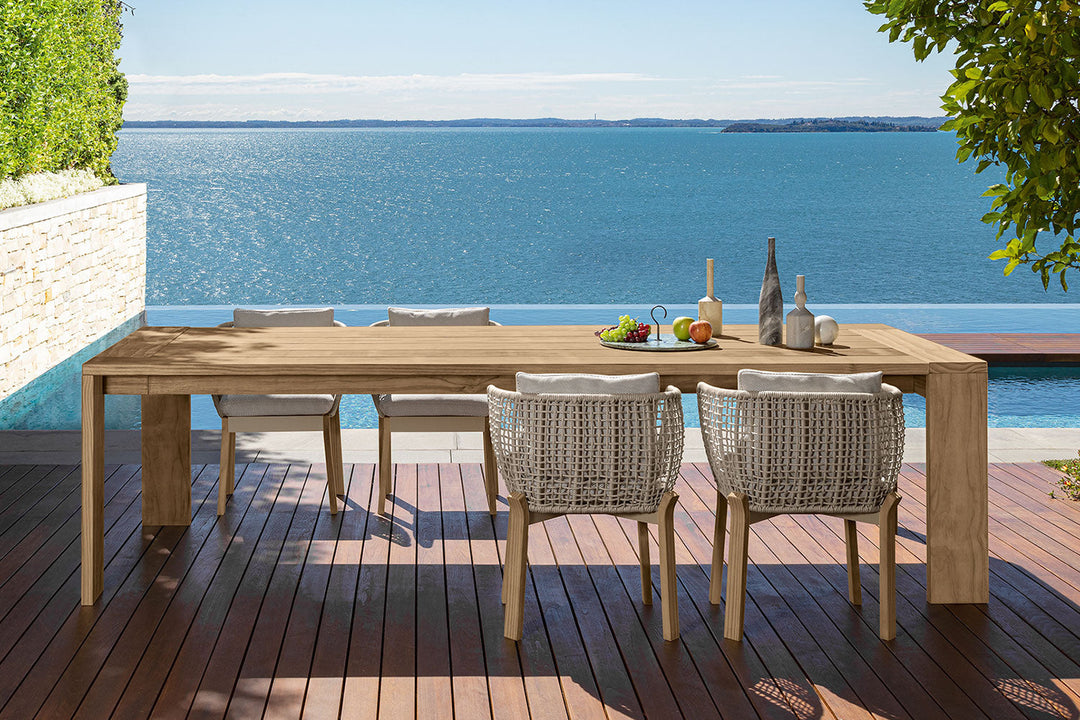 Argo Wood Dining Table Outdoor Dining Tables Talenti