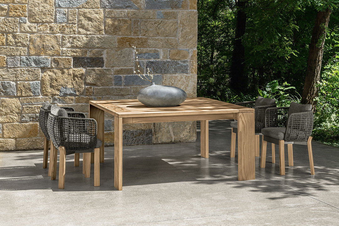 Argo Wood Dining Table Outdoor Dining Tables Talenti
