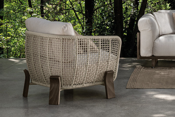 Argo Wood Lounge Armchair Outdoor Chairs Talenti