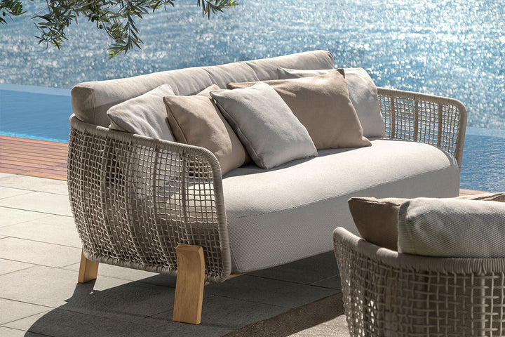 Argo Wood Love Seat Outdoor Sofas Talenti