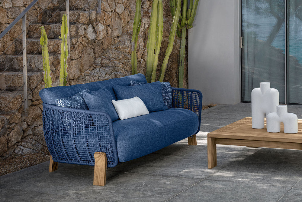 Argo Wood Love Seat Outdoor Sofas Talenti