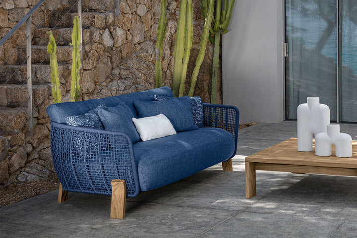 Argo Wood Love Seat Outdoor Sofas Talenti