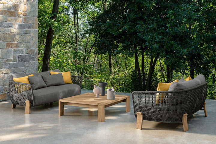 Argo Wood Love Seat Outdoor Sofas Talenti