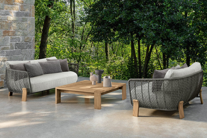 Argo Wood Love Seat Outdoor Sofas Talenti