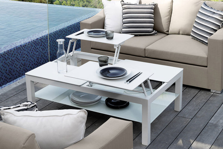 Chic Lift-Up Coffee Table Outdoor Coffee Tables Talenti