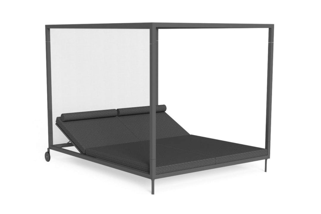 Cleo Alu Canopy Daybed Outdoor Chaise Lounges Talenti