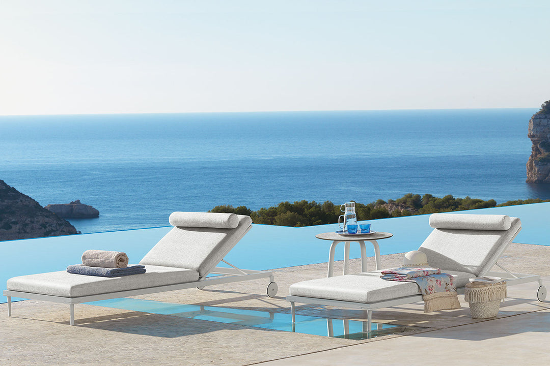 Cleo Alu Chaise Lounge Outdoor Chaise Lounges Talenti