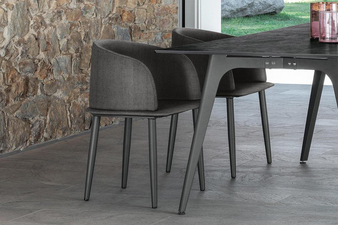 Cleo Alu Dining Armchair Outdoor Dining Chairs Talenti