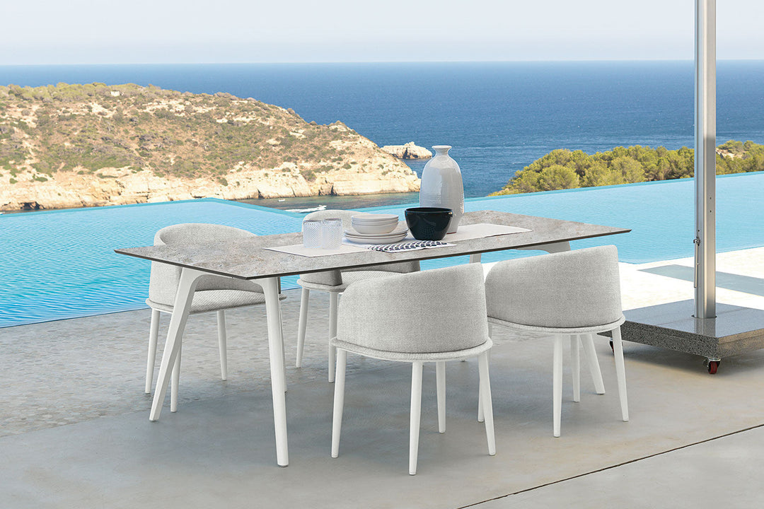 Cleo Alu Dining Table Outdoor Dining Tables Talenti