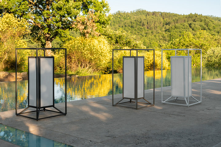 Cleo Alu Outdoor Lantern Lamp Floor Lamps Talenti