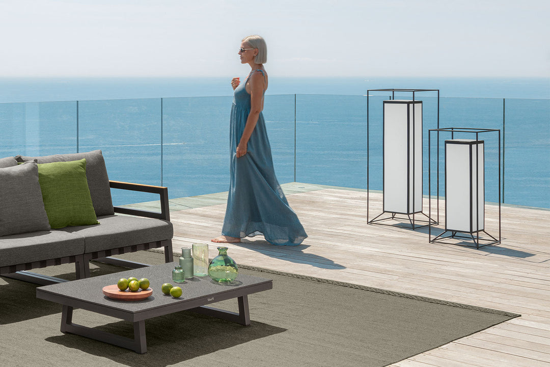 Cleo Alu Outdoor Lantern Lamp Floor Lamps Talenti