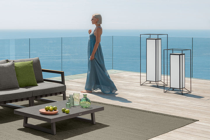 Cleo Alu Outdoor Lantern Lamp Floor Lamps Talenti