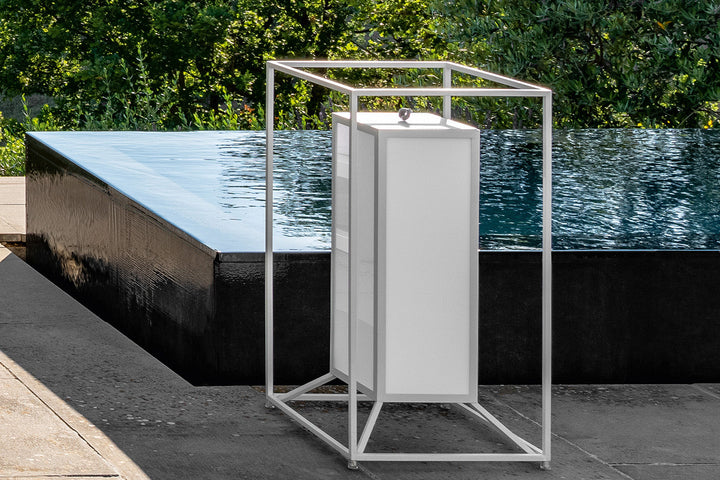 Cleo Alu Outdoor Lantern Lamp Floor Lamps Talenti