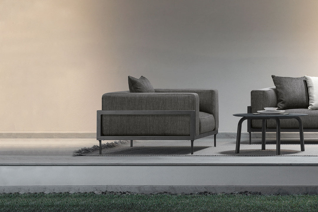 Cleo Alu Large Lounge Armchair Outdoor Chairs Talenti