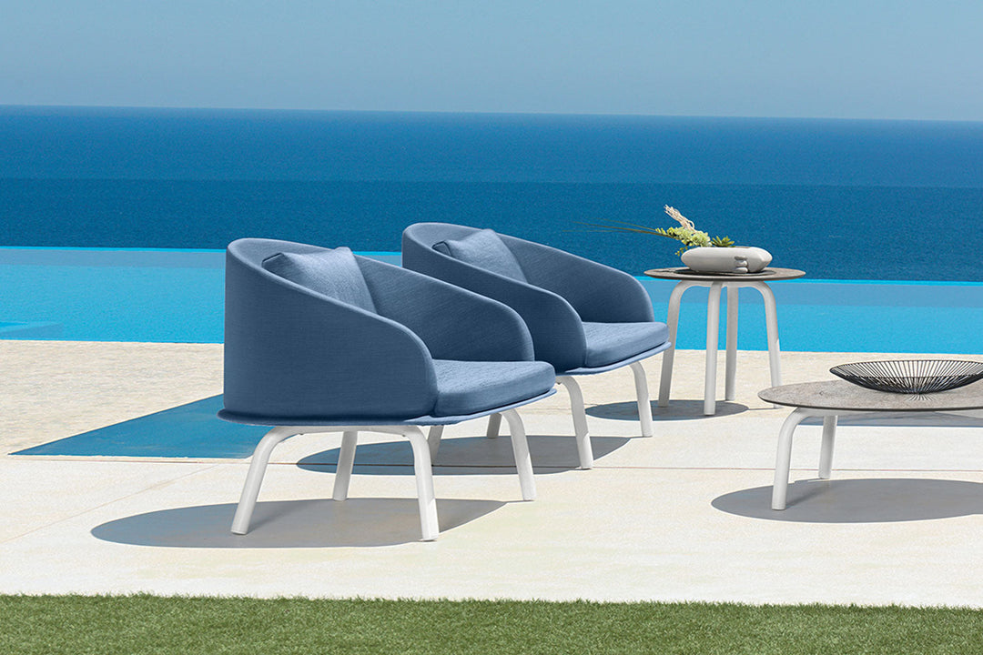 Cleo Alu Lounge Armchair Outdoor Chairs Talenti