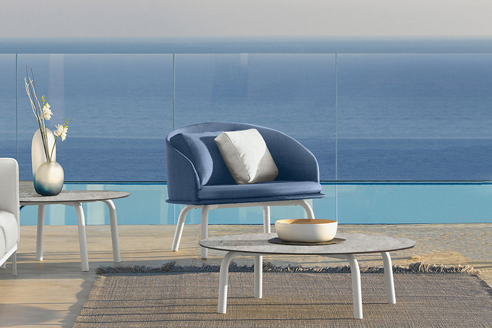 Cleo Alu Lounge Armchair Outdoor Chairs Talenti