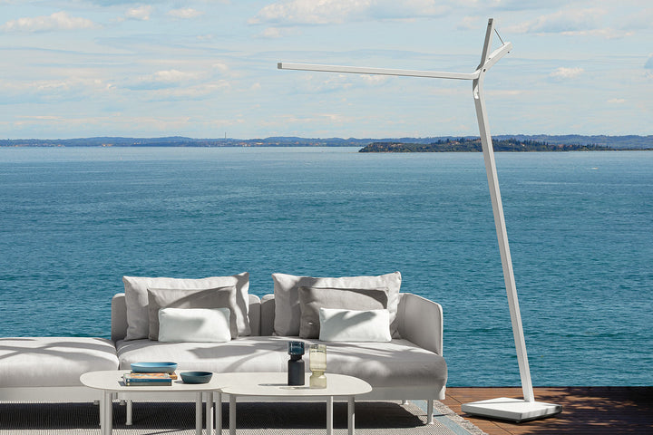 Cleo Alu Outdoor Arc Lamp Floor Lamps Talenti