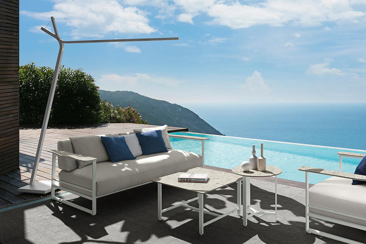 Cleo Alu Outdoor Arc Lamp Floor Lamps Talenti
