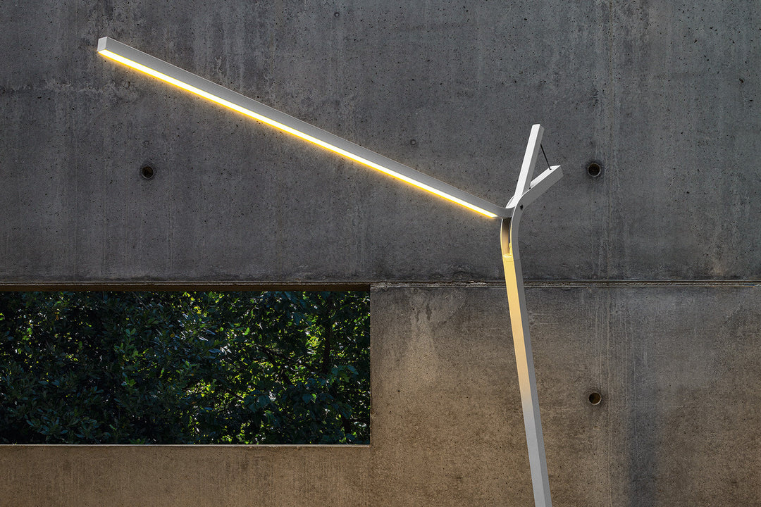 Cleo Alu Outdoor Arc Lamp Floor Lamps Talenti