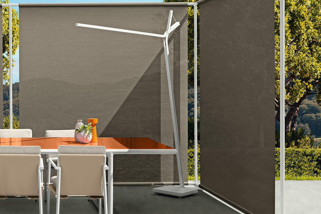 Cleo Alu Outdoor Arc Lamp Floor Lamps Talenti
