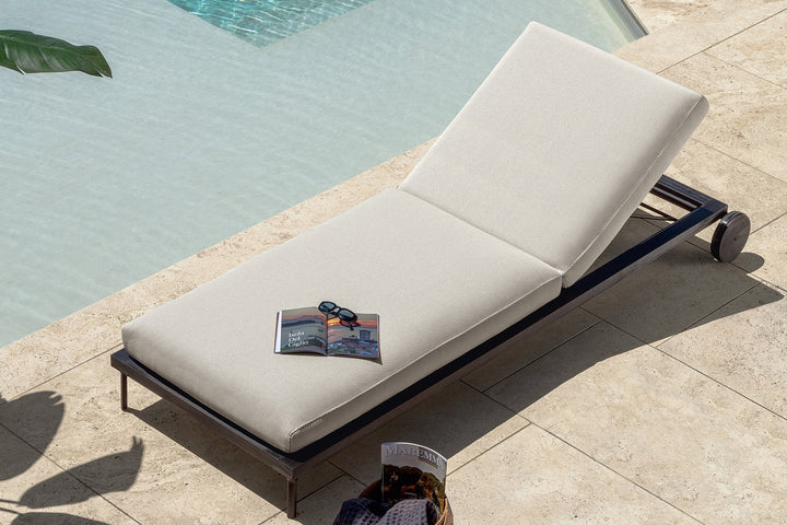 Cleo Wood Chaise Lounge Outdoor Chaise Lounges Talenti