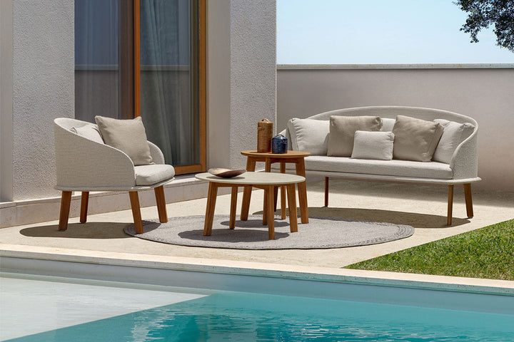 Cleo Wood Coffee Table Outdoor Coffee Tables Talenti