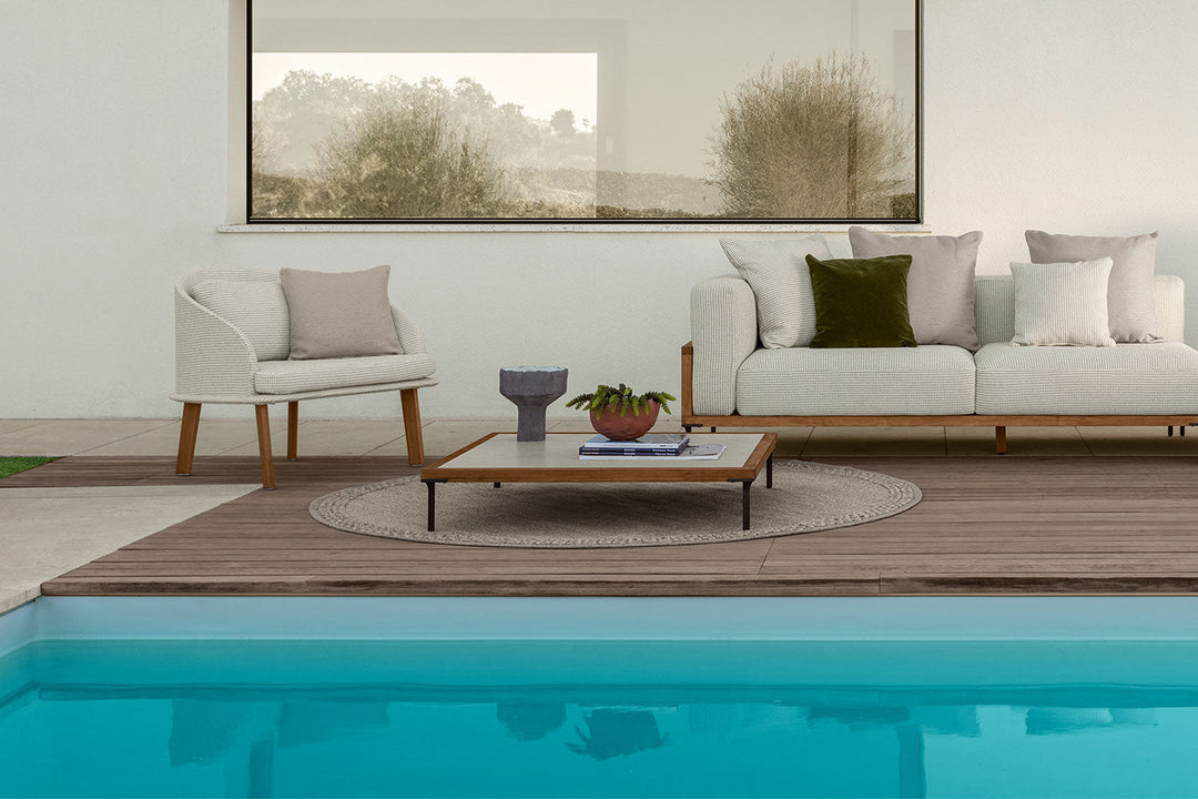 Cleo Wood Coffee Table Outdoor Coffee Tables Talenti