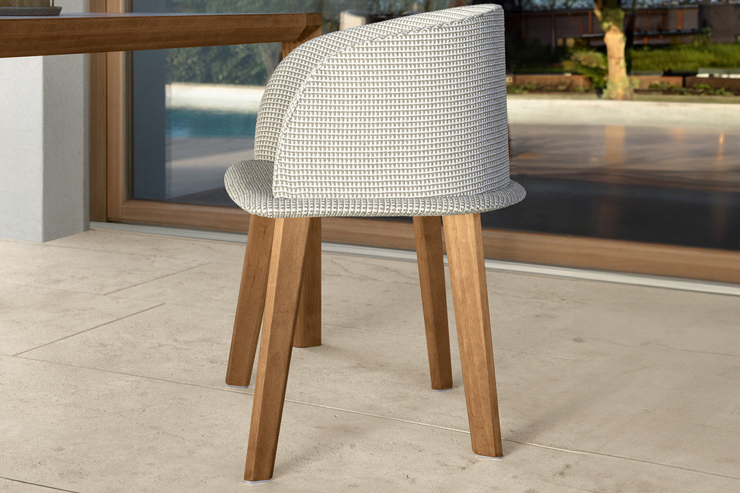 Cleo Wood Dining Armchair Outdoor Dining Chairs Talenti