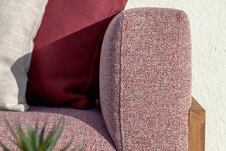 Cleo Wood Large Lounge Armchair Outdoor Chairs Talenti