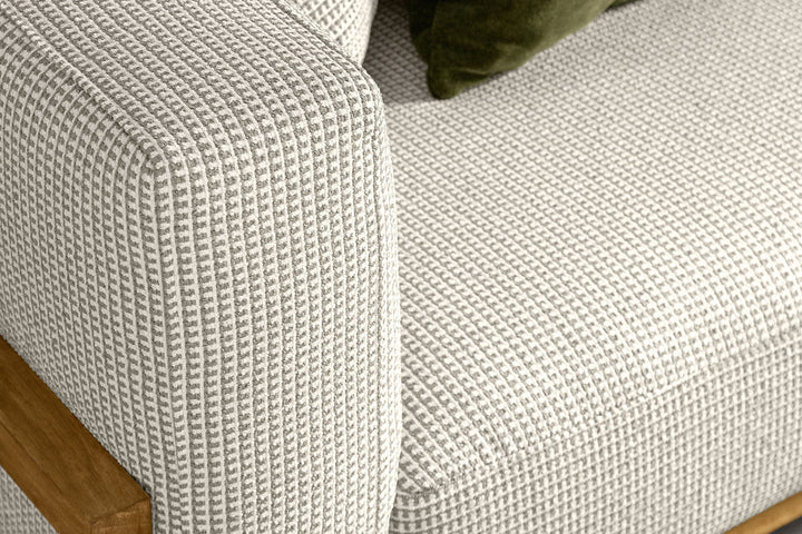 Cleo Wood Large Lounge Armchair Outdoor Chairs Talenti