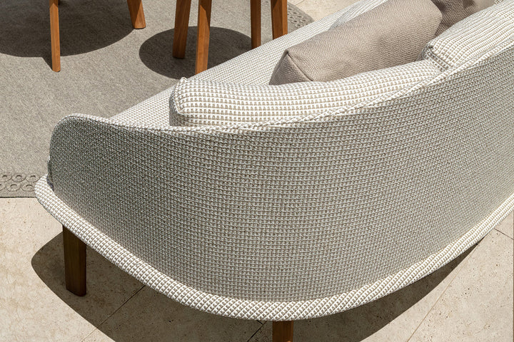 Cleo Wood Love Seat Outdoor Sofas Talenti