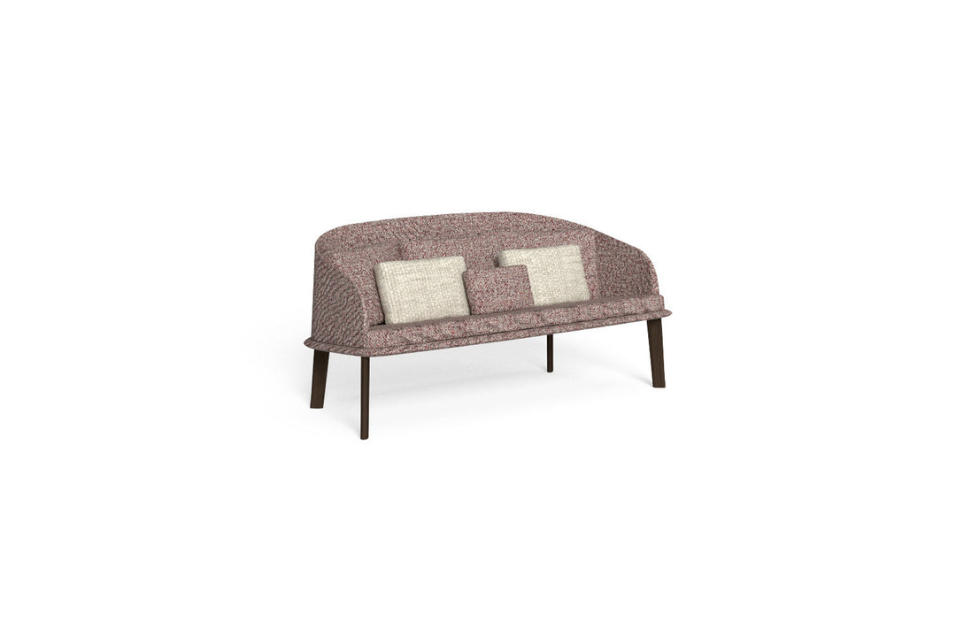 Cleo Wood Love Seat Outdoor Sofas Talenti