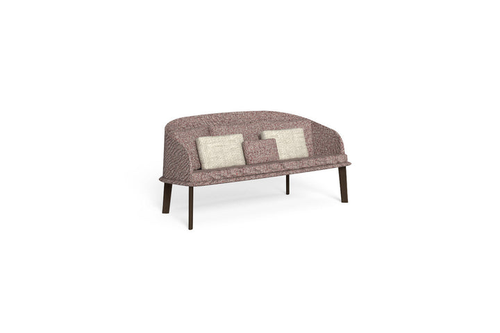 Cleo Wood Love Seat Outdoor Sofas Talenti