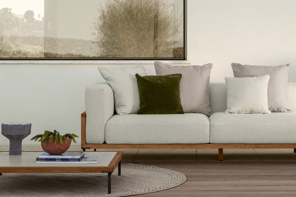 Cleo Wood Sofa Outdoor Sofas Talenti