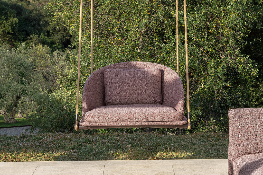 Cleo Wood Swing Armchair Outdoor Chairs Talenti