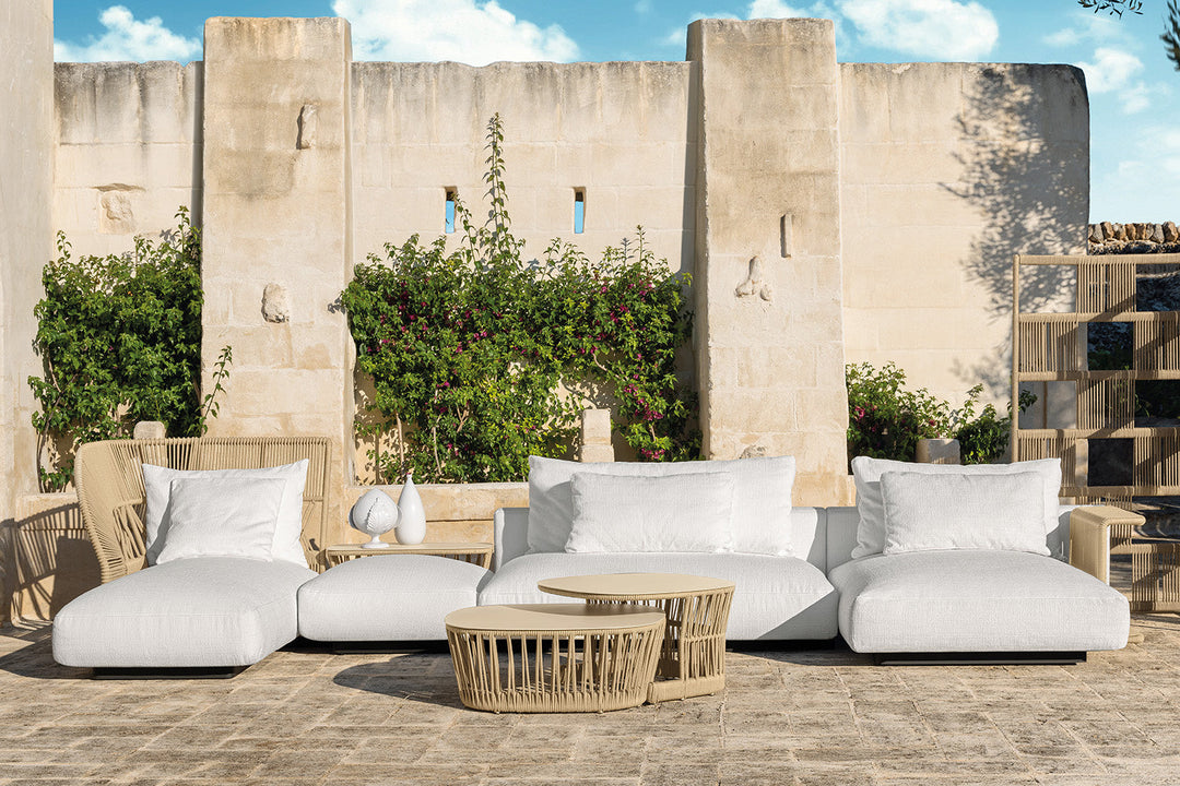 Cliff Deco J-Shape Sectional Sofa Outdoor Sectionals Talenti