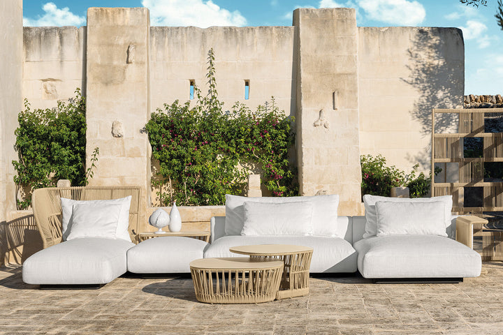 Cliff Deco J-Shape Sectional Sofa Outdoor Sectionals Talenti
