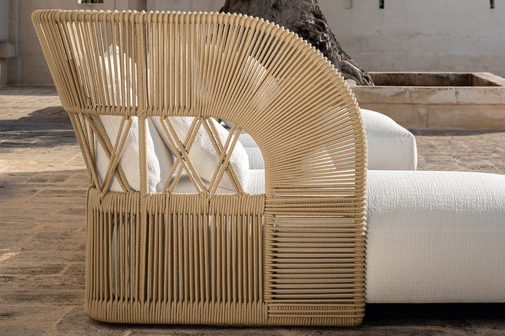Cliff Deco Rope Chaise Lounge Outdoor Chaise Lounges Talenti