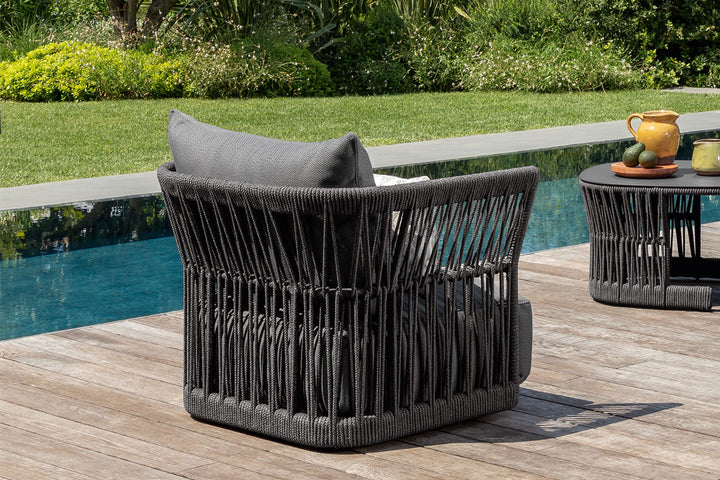 Cliff Rope Lounge Armchair Outdoor Chairs Talenti
