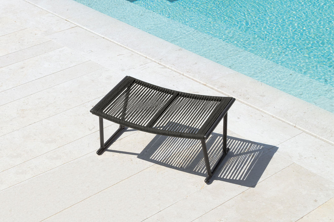 Coral Footstool Outdoor Poufs + Stools Talenti