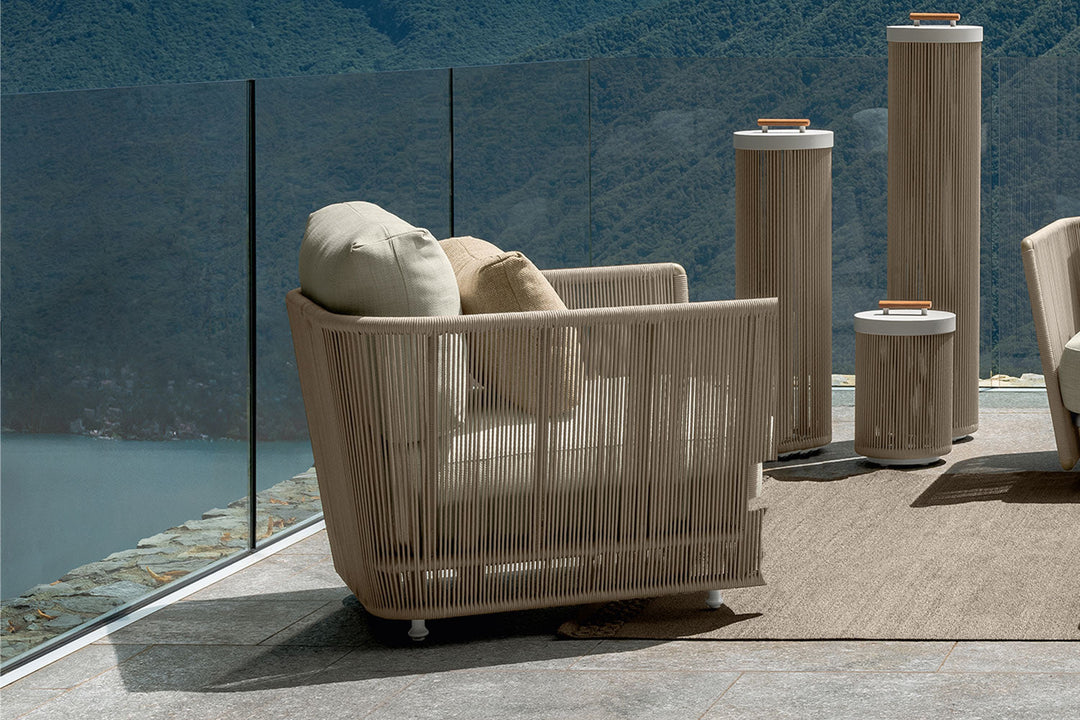 Coral Large Lounge Armchair Outdoor Chairs Talenti